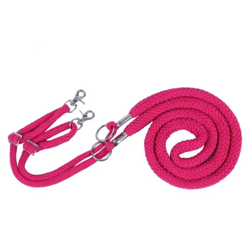 QHP Lunging Rope - Fuchsia